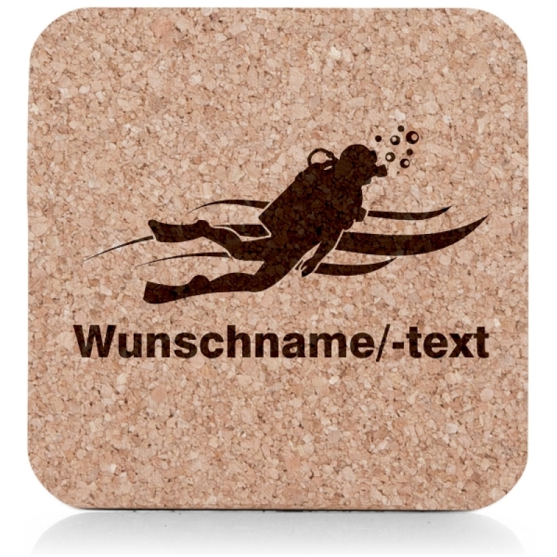 Preview: Untersetzerset Taucher