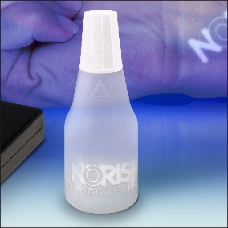 UV-Stempelfarbe unsichtbar, 25 ml