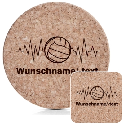 Untersetzerset Volleyball