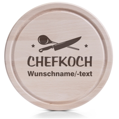 Brotzeitbrett rund Chefkoch