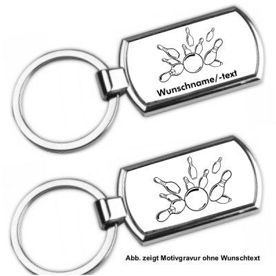 Schlüsselanhänger Kegeln