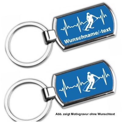 Schlüsselanhänger Ski